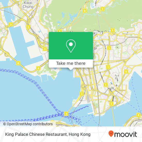 King Palace Chinese Restaurant, Hoi Fan Rd map