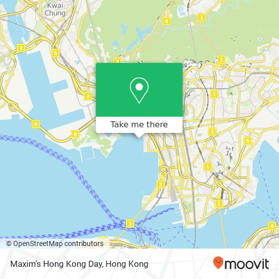 Maxim's Hong Kong Day, Hoi Fan Rd map