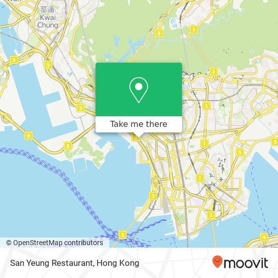 San Yeung Restaurant, Tai Tsun St 35 map