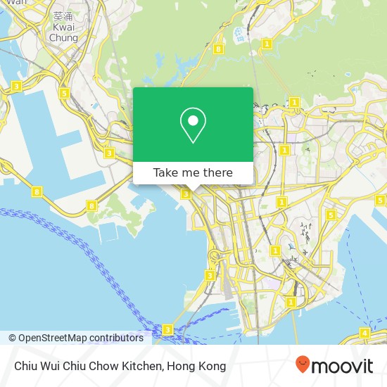 Chiu Wui Chiu Chow Kitchen, Chung Wui St map