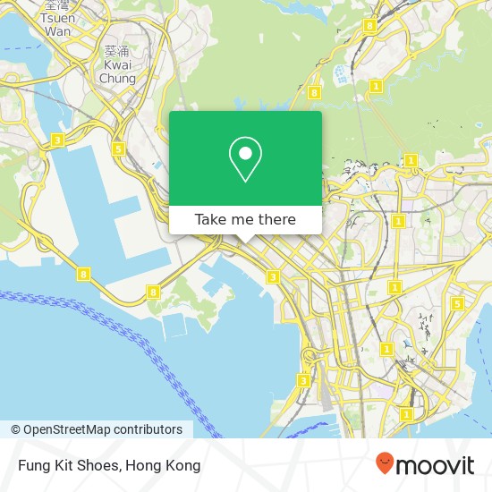 Fung Kit Shoes, 香港特别行政区 map