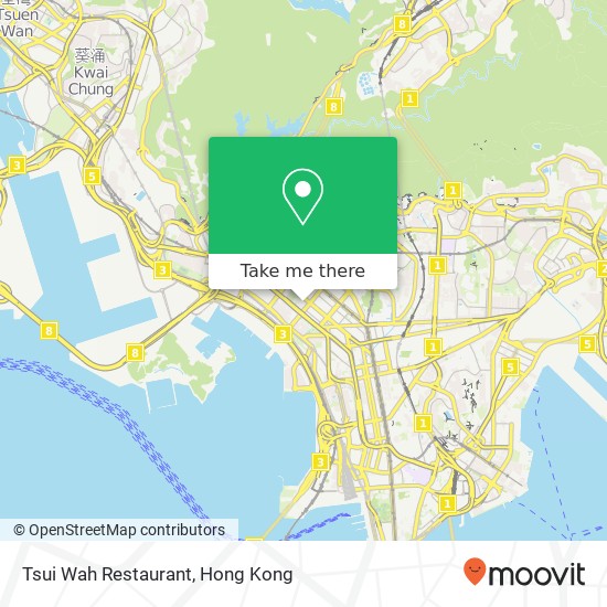 Tsui Wah Restaurant, Lai Chi Kok Rd map