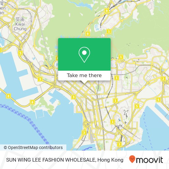 SUN WING LEE FASHION WHOLESALE, Fuk Wa St 20 map