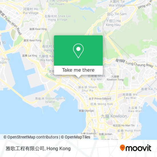 雅歌工程有限公司 map