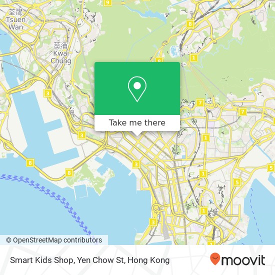 Smart Kids Shop, Yen Chow St map