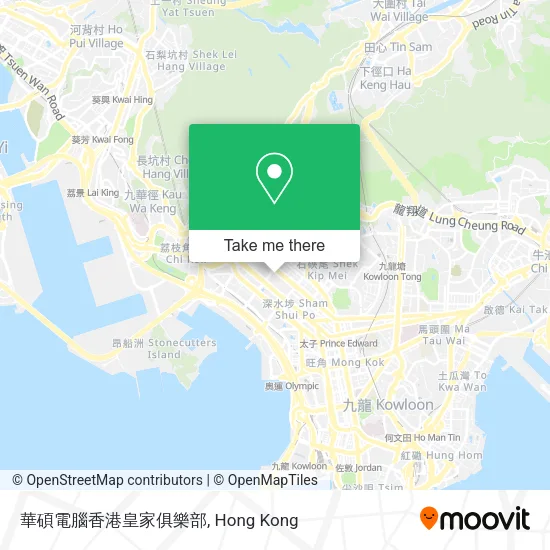 華碩電腦香港皇家俱樂部地圖