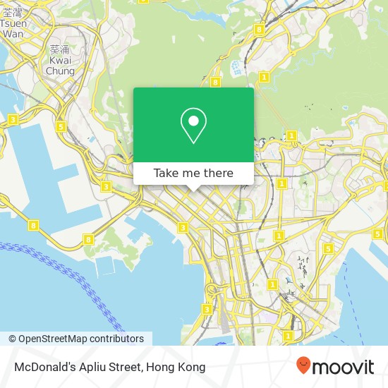 McDonald's Apliu Street, Pei Ho St 104 map