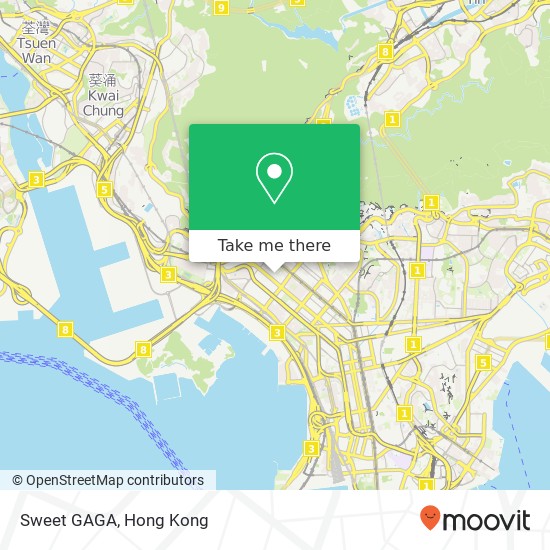 Sweet GAGA, Shen Shui Bu Qin Zhou Jie map