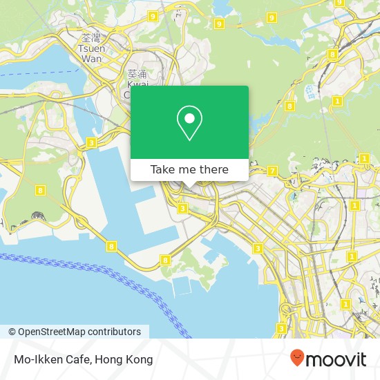 Mo-Ikken Cafe, Po Lun St map