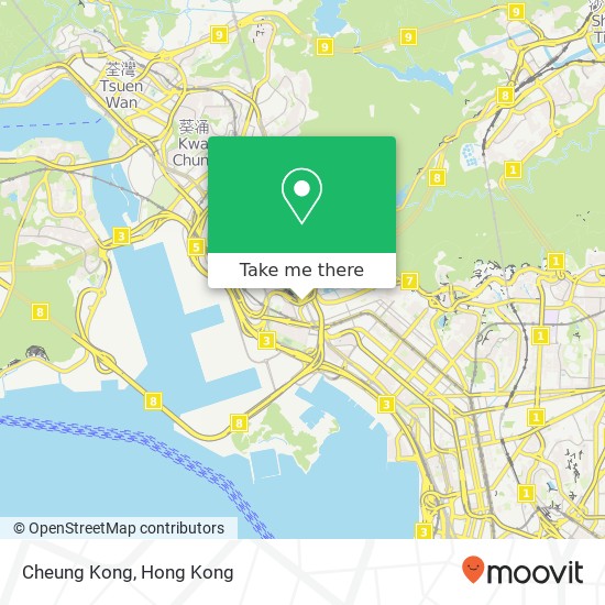 Cheung Kong, Tung Chau W St map