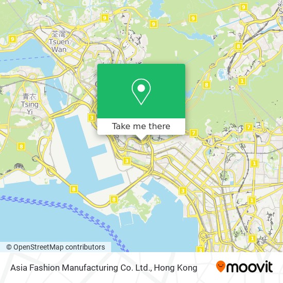Asia Fashion Manufacturing Co. Ltd. map