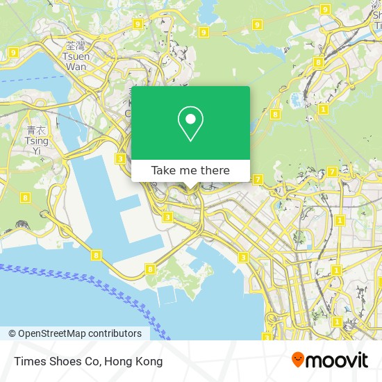 Times Shoes Co map