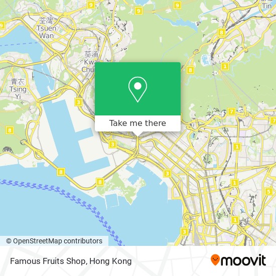 Famous Fruits Shop map