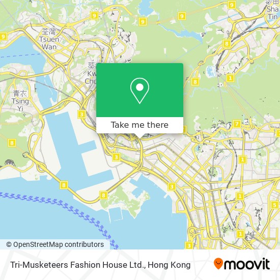 Tri-Musketeers Fashion House Ltd. map