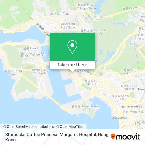 Starbucks Coffee Princess Margaret Hospital地圖