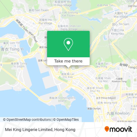 Mei King Lingerie Limited map