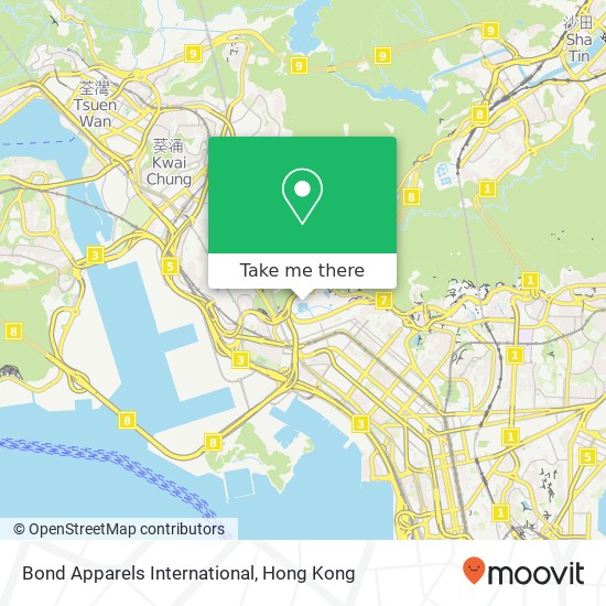 Bond Apparels International, Castle Peak Rd 538 map