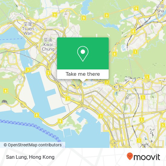 San Lung, Yu Chau W St map