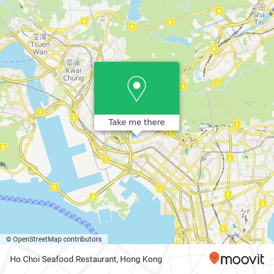 Ho Choi Seafood Restaurant, Kwong Cheung St map