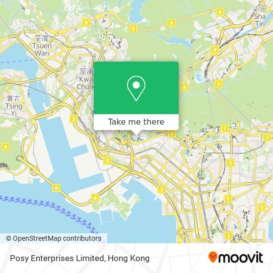 Posy Enterprises Limited map