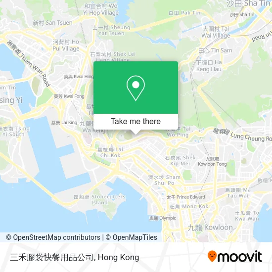 三禾膠袋快餐用品公司地圖