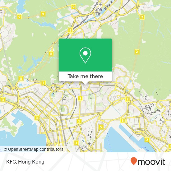 KFC, Le Fu Lian He Dao map
