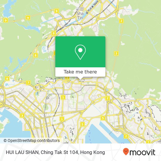 HUI LAU SHAN, Ching Tak St 104 map