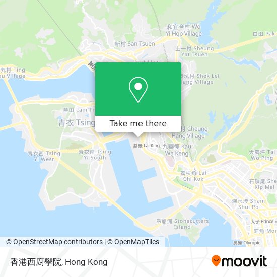 香港西廚學院地圖