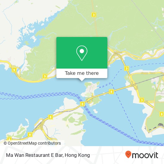 Ma Wan Restaurant E Bar, Tin Liu New Vlg map