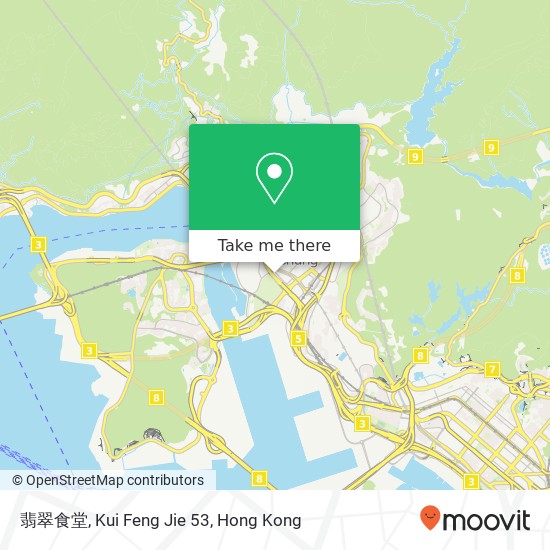 翡翠食堂, Kui Feng Jie 53 map