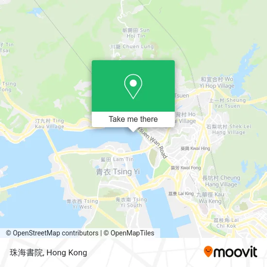 珠海書院地圖