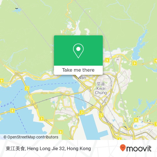 東江美食, Heng Long Jie 32 map