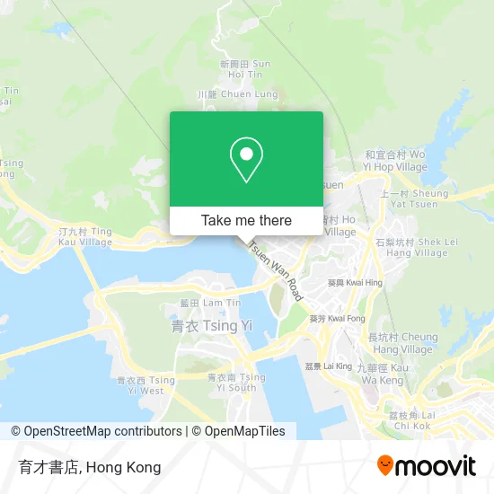 育才書店 map