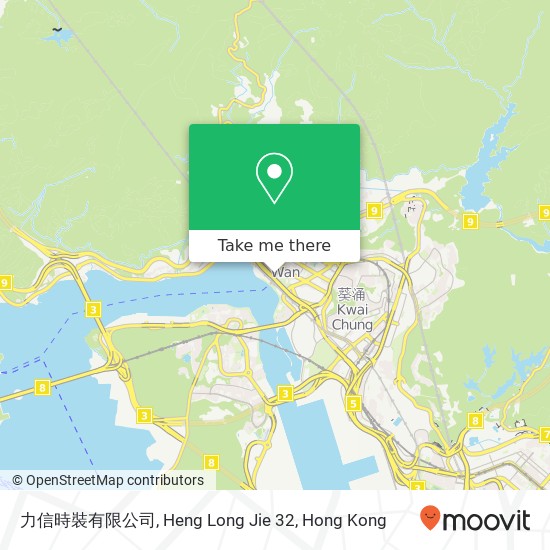 力信時裝有限公司, Heng Long Jie 32 map
