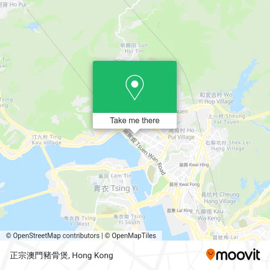 正宗澳門豬骨煲地圖
