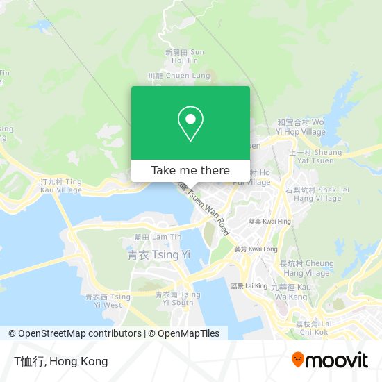 T恤行 map