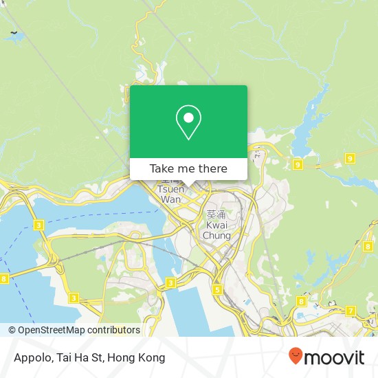 Appolo, Tai Ha St map