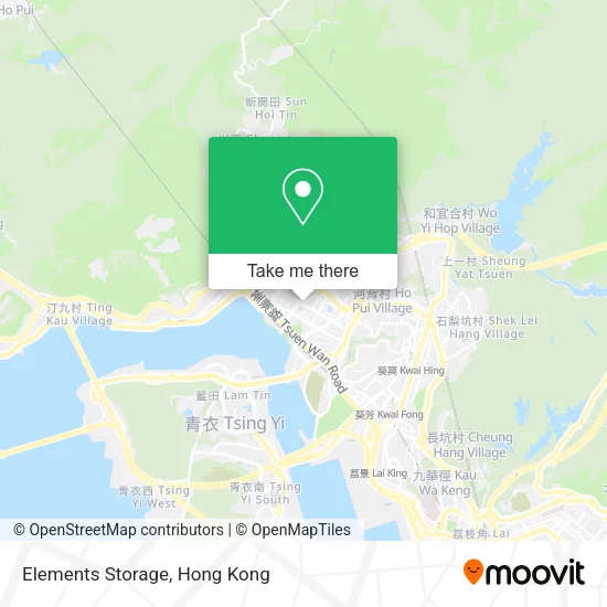 Elements Storage map