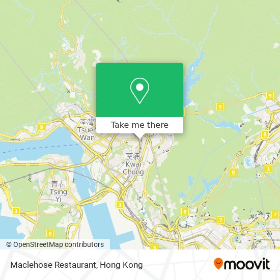 Maclehose Restaurant map