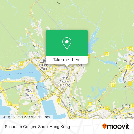 Sunbeam Congee Shop map