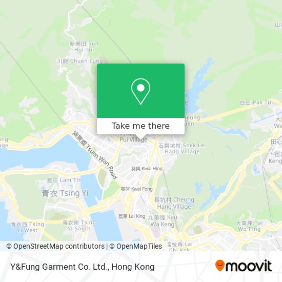 Y&Fung Garment Co. Ltd. map