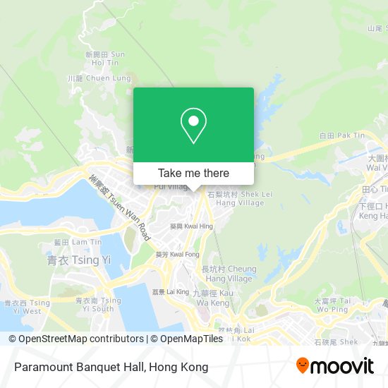 Paramount Banquet Hall map