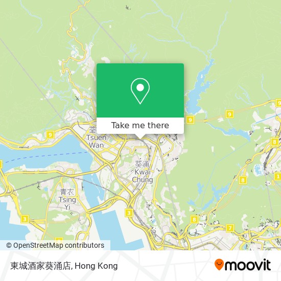 東城酒家葵涌店 map