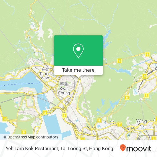 Yeh Lam Kok Restaurant, Tai Loong St map