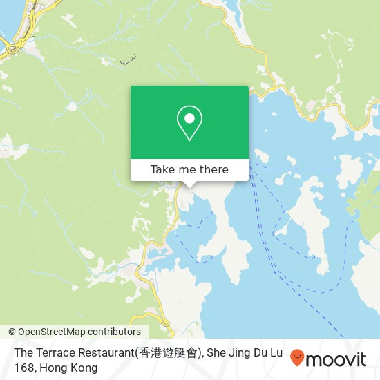 The Terrace Restaurant(香港遊艇會), She Jing Du Lu 168 map