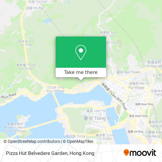 Pizza Hut Belvedere Garden地圖