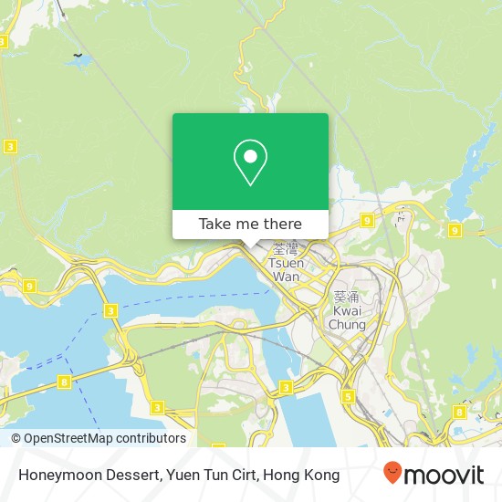 Honeymoon Dessert, Yuen Tun Cirt map