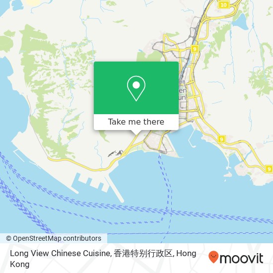 Long View Chinese Cuisine, 香港特别行政区 map