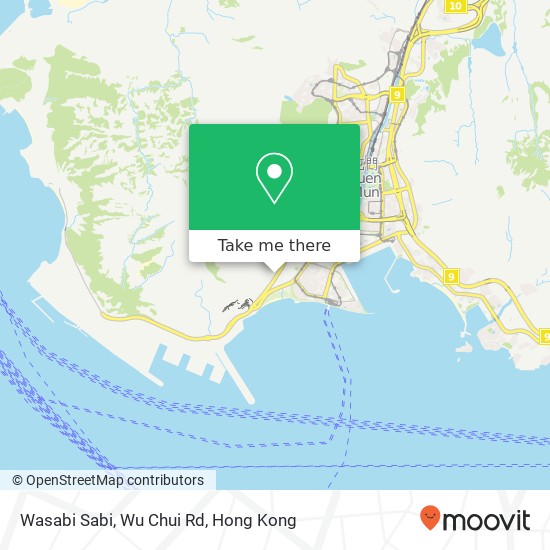 Wasabi Sabi, Wu Chui Rd map