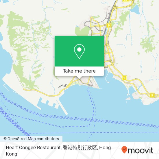 Heart Congee Restaurant, 香港特别行政区 map